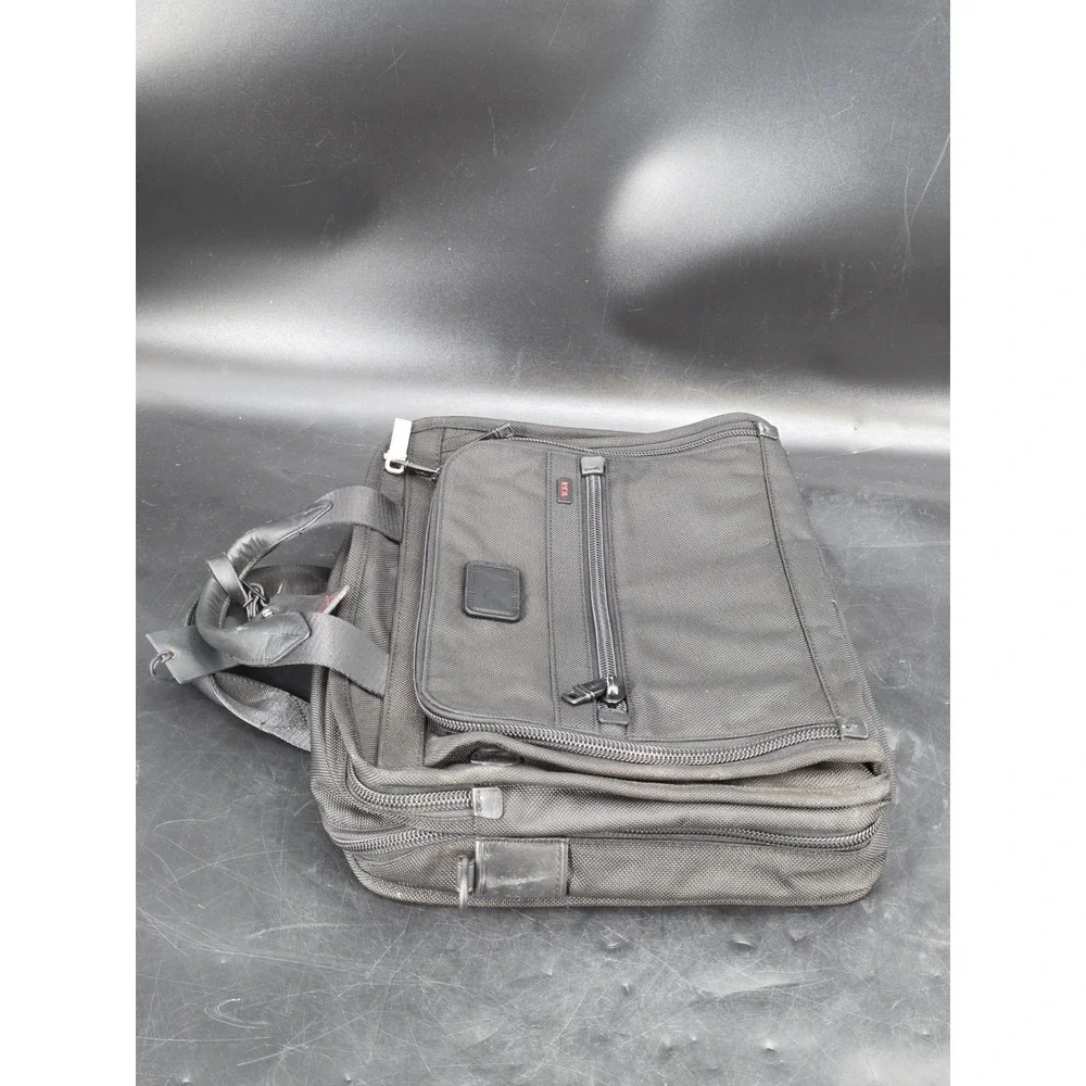 Tumi T-Pass Organizer Brief Expandable Laptop Bag Black‎ Style 026531DH